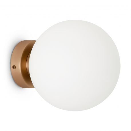 Aplice, corpuri de iluminat pentru pereti - Aplica perete sau tavan design modern Basic form auriu, diametru 18cm