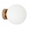 Aplica perete sau tavan design modern Basic form auriu, diametru 18cm
