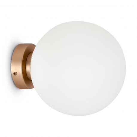 Aplice, corpuri de iluminat pentru pereti - Aplica perete sau tavan design modern Basic form auriu, diametru 20cm