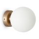 Aplica perete sau tavan design modern Basic form auriu, diametru 15cm