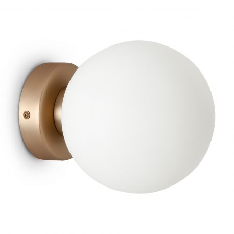 Aplice, corpuri de iluminat pentru pereti - Aplica perete sau tavan design modern Basic form auriu, diametru 15cm