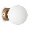 Aplica perete sau tavan design modern Basic form auriu, diametru 15cm