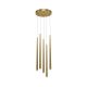 Lustra LED cu 5 pendule design modern Cascade alama