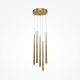 Pendule, Lustre suspendate - Lustra LED cu 5 pendule design modern Cascade alama