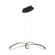 Pendule, Lustre suspendate - Lustra LED suspendata, design modern Curve negru