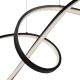 Pendule, Lustre suspendate - Lustra LED suspendata, design modern Curve negru
