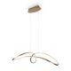 Pendule, Lustre suspendate - Lustra LED suspendata, design modern Curve auriu