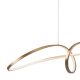Pendule, Lustre suspendate - Lustra LED suspendata, design modern Curve auriu