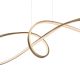 Pendule, Lustre suspendate - Lustra LED suspendata, design modern Curve auriu
