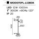 Lampadare - Lampadar LED, lampa de podea, design modern Fad negru