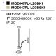 Lampadare - Lampadar LED, lampa de podea, design modern Flow negru
