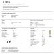 Aplice, corpuri de iluminat pentru pereti - Aplica de perete design elegant Tiara crom/auriu