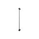 Aplice, corpuri de iluminat pentru pereti - Aplica de perete LED design liniar Rotta negru 63,5cm
