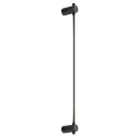 Aplica de perete LED design liniar Rotta negru 63,5cm