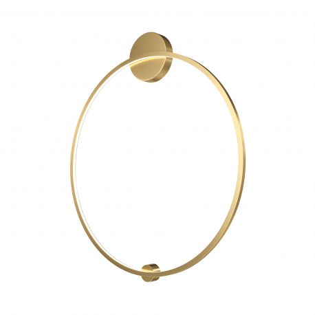 Aplice, corpuri de iluminat pentru pereti - Aplice LED de perete design modern Halo alama 80cm