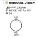 Aplice, corpuri de iluminat pentru pereti - Aplice LED de perete design modern Halo alama 80cm