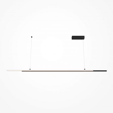Iluminat interior - Lustra LED, pendul design modern Halo negru