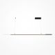 Iluminat interior - Lustra LED, pendul design modern Halo negru