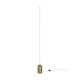 Lampadare - Lampadar LED, lampa de podea, design modern Flow alama