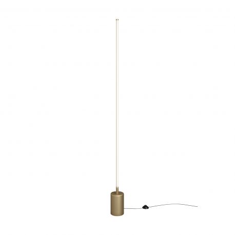 Lampadare - Lampadar LED, lampa de podea, design modern Flow alama