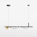 Lustra LED cu 2 spoturi design modern Tau