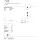 Pendule, Lustre suspendate - Lustra/Pendul LED design modern Twist negru