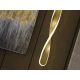 Pendule, Lustre suspendate - Lustra/Pendul LED design modern Twist auriu