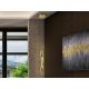 Pendule, Lustre suspendate - Lustra/Pendul LED design modern Twist auriu