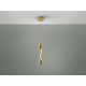 Pendule, Lustre suspendate - Lustra/Pendul LED design modern Twist auriu