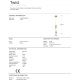 Pendule, Lustre suspendate - Lustra/Pendul LED design modern Twist auriu