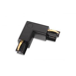 Accesorii iluminat - Accesoriu, Conector negru L partea stanga, pentru sina trifazata MAXLIGHT