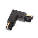 Accesoriu, Conector negru L partea dreapta, pentru sina trifazata MAXLIGHT