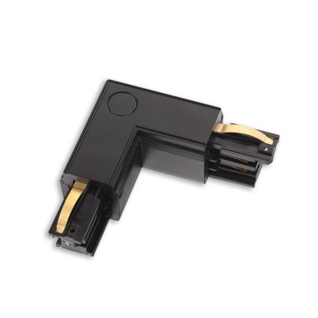 Accesorii iluminat - Accesoriu, Conector negru L partea dreapta, pentru sina trifazata MAXLIGHT