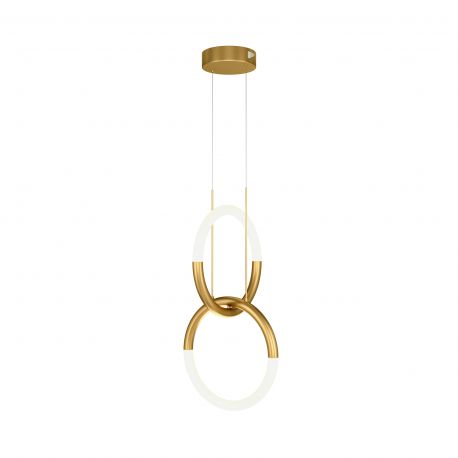 Pendule, Lustre suspendate - Pendul LED design modern Node auriu