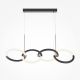 Pendule, Lustre suspendate - Lustra LED suspendata design modern Node negru