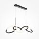 Pendule, Lustre suspendate - Lustra LED suspendata design modern Node negru