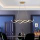 Pendule, Lustre suspendate - Lustra LED suspendata design modern Dido aurie