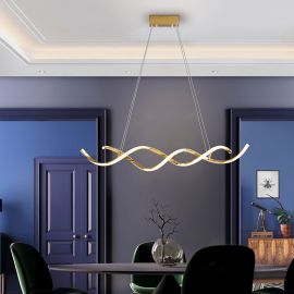 Pendule, Lustre suspendate - Lustra LED suspendata design modern Dido aurie