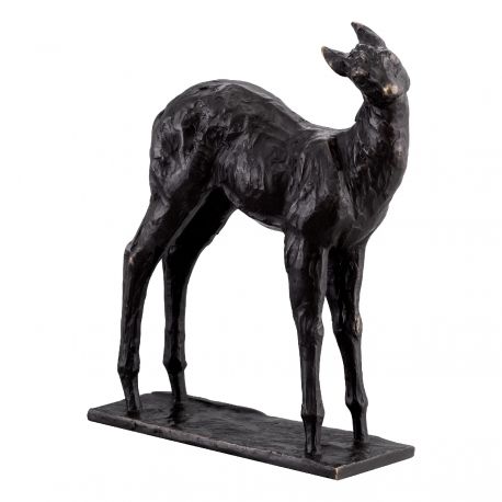 Statuete - Statueta decorativa din bronz Deer