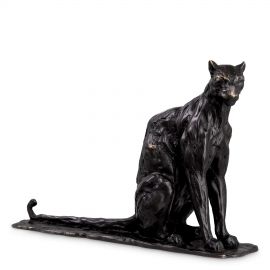 Statueta decorativa din bronz Panther