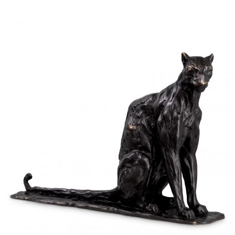Statuete - Statueta decorativa din bronz Panther