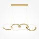 Pendule, Lustre suspendate - Lustra LED suspendata design modern Node auriu