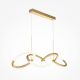 Pendule, Lustre suspendate - Lustra LED suspendata design modern Node auriu