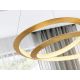Candelabre, Lustre - Lustra LED cu telecomanda design modern Eternity 60cm