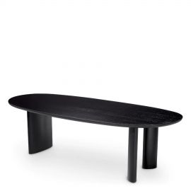 Mese dining - Masa dining moderna design LUX Lindner negru 259x109cm