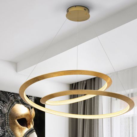Candelabre, Lustre - Lustra LED suspendata design modern Eternity 97cm