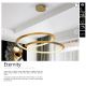 Candelabre, Lustre - Lustra LED suspendata design modern Eternity 97cm