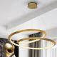 Candelabre, Lustre - Lustra LED cu telecomanda design modern Eternity 97cm