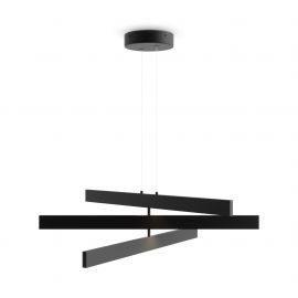 Pendule, Lustre suspendate - Lustra LED suspendata design modern Origami negru