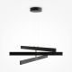 Pendule, Lustre suspendate - Lustra LED suspendata design modern Origami negru